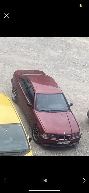 бмв 34 автомобиль: BMW 3 Series E36, седан, бордовый металлик. - Кузов: классический