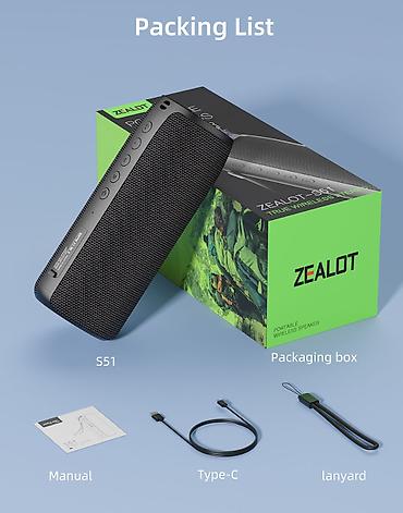 Dinamiklər və kolonkalar: Yeni Kolonka, Növ - Bluetooth, rəng - Qara — 8