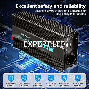 İnverterlər: Yeni Inverter, 100-300 Vt, 12 - 220 volt, Ünvandan götürmə, Ödənişli çatdırılma — 22