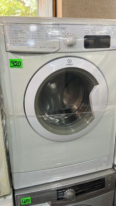 maşın monitoru: Стиральная машина Indesit, 6 кг, Б/у, Автомат, Без сушки