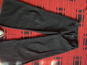 черные джинсы с высокой талией: Клеш, Высокая талия