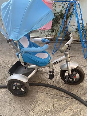 Gəzinti arabaları: Uşaq üçtəkərli velosipedi – LIANJOY Trike - Rəng: açıq mavi - — 5