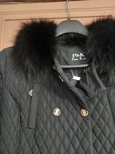 Пальто: Стёганое женское пальто Punky Klan (P&K), черное.Турецкое . Б.у — 6