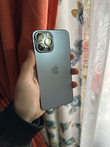 Apple iPhone: IPhone 13 Pro Max, Б/у, 256 ГБ, Sierra Blue, Защитное стекло, Чехол, Кабель, 77 % — 3