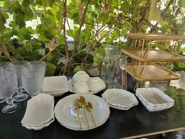 Наборы посуды: Аренда на банкеты набор посуды и сервировки в классическом стиле — 3