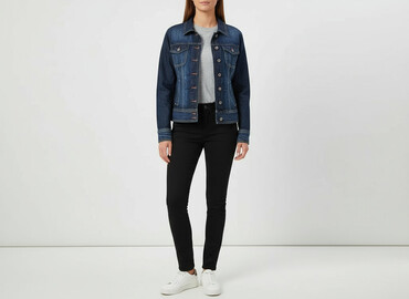 mk kurtki: DENIM JEANS, Women`s jeans jacket, size M