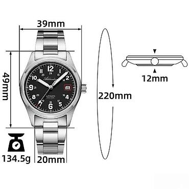 Ručni satovi: ADDIESDIVE AD2070 - 39mm - Plava - Seiko NH35 Automatik ADDIESDIVE — 9