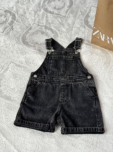 baskecid ayaqqabi: Qısa cins kombinezon – uşaqlar üçün - Rəng: qara (yuyulmuş efektli) - — 2