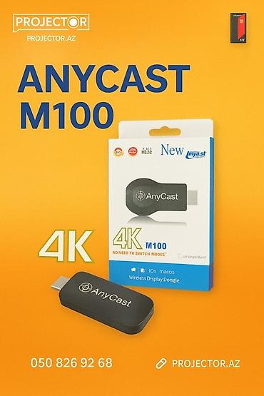 AnyCast M100 – 4K Wireless Display Dongle - 4K görüntü dəstəyi - No lalafo.az -da AnyCast M100 – 4K Wireless Display Dongle - 4K görüntü dəstəyi - No