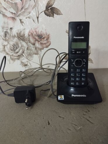 telefon islenmis: Stasionar telefon Panasonic, Simli, İşlənmiş