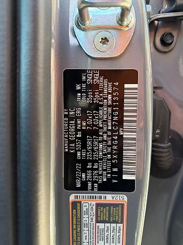 Kia: Kia Sorento: 2023 г., 2.5 л, Автомат, Бензин, Кроссовер — 9