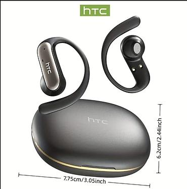 беспроводной наушник: HTC simsiz qulaqcıqlar – qulaqarxası dizayn - Marka: HTC - Tip: True — 1