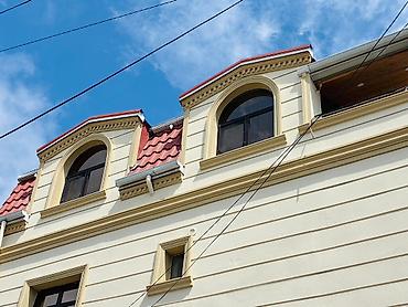horgu işləri: Fasad üçün dekorativ suvaq və kalonka işləri - Material: elastik — 2