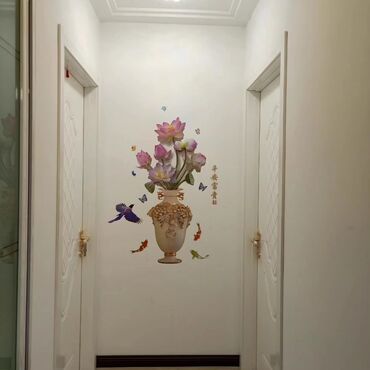 биндеры 28 листов для дома: Декоративные картинки-наклейки на стены "лотос в кувшине" очень