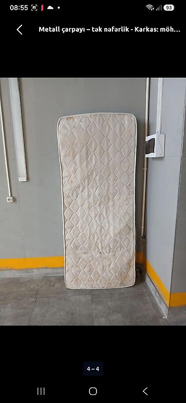 Yataq otağı dəstləri: Mebel dəsti – şkaf 60m və tək nəfərlik metal çarpayı 40m - Geniş — 2