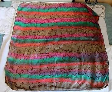 Marame: Marame hand made 100% Pure silk, UNIKAT. Cena za komad 1. Marama hand — 2