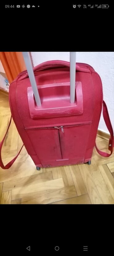 markirane torbe: Large suitcase, color - Red