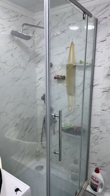 шкаф со стеклом: Душ кабинасы Чарчы, Жабуусу: Тунук