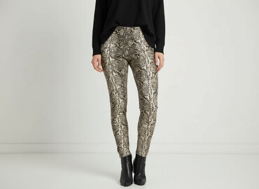 zolte rajstopy: Leggings Elegant for women, size S