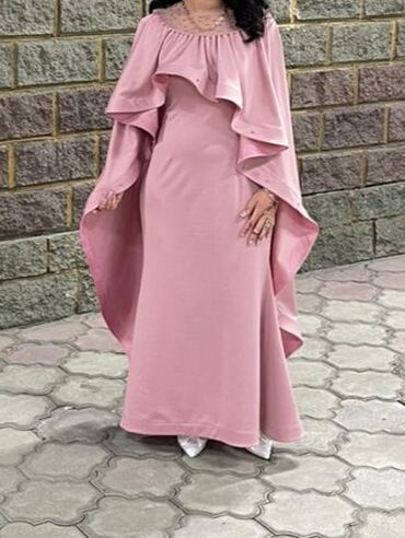розовое платья: Вечернее платье, Длинная модель, Без рукавов