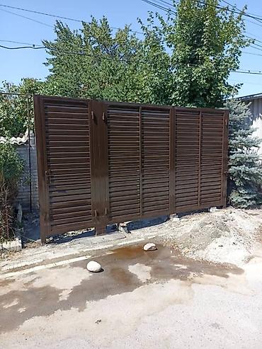 Распашные ворота: Металлические, Механические, Для частного дома, Для склада, Для гаража, Оптом, Новый, Бесплатная установка — 6
