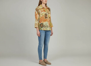 bluzki boho plus size: Жіноча блуза, розмір M