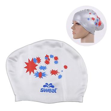 Baş geyimləri: №: 16921 Məhsulun adı: Üzgüçülük papağı Sweat, silikon, boz, ölçü — 1