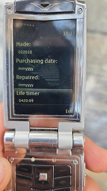 vertu ascent ti: Vertu rəng - Qara, Düyməli — 6