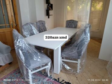 Masa və oturacaq dəstləri: Zal üçün masa desti isdehsalin özündən satış münasib qiyməte — 6