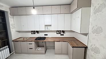 silver kitchen: Кухонный набор на заказ, ЛДСП, По договорённости, Дизайн, проект — 4