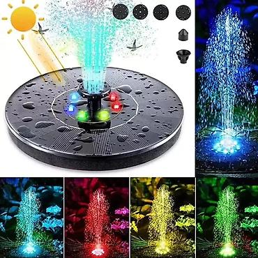 Baštenske česme: LED RGB Solarna fontana Cena: 2400 Potpuno je kontrolisana solarnom — 4