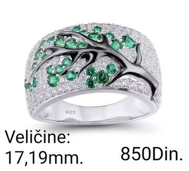 Prstenje: Ženski prsten, Materijal: Cirkon na lalafo.rs — 14 Prstenje: Ženski prsten, Materijal: Cirkon — 14