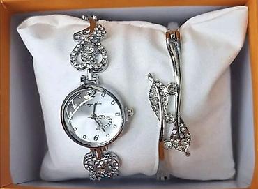 Ručni satovi: Elegantni setovi ručnih satova sa narukvicama - Komplet sadrži: ručni — 6