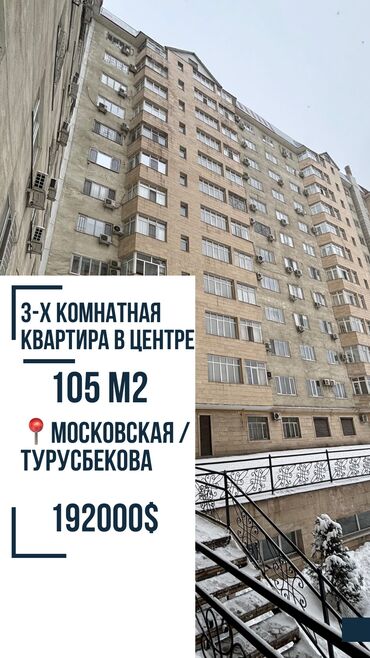 Продажа квартир: 3 комнаты, 105 м², 8 этаж, Евроремонт