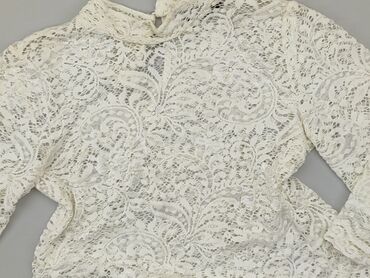 koronkowe bluzki białe: Blouse, M (EU 38), condition - Fair