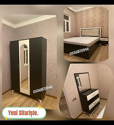 Yataq otağı dəstləri: İkinəfərlik çarpayı, 2 tumba, Azərbaycan, Yeni — 9