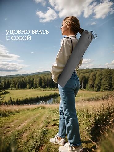 складное: Походный складной стул, Новый, цвет - Серый — 4
