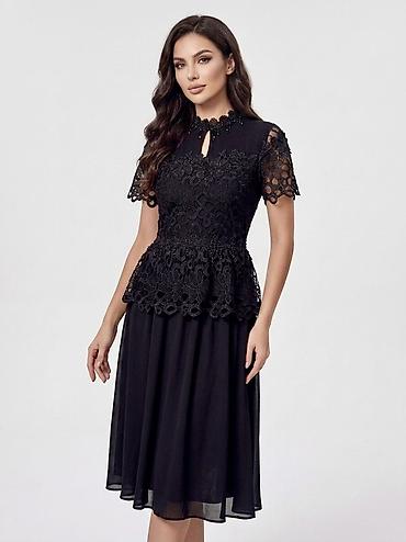 lanvin eclat: Вечернее платье, Коктейльное, Шифон, С рукавами, S — 1