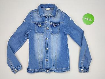 hm jeans: Dziecięca kurtka jeansowa, 14 lat, 158-164 cm, Happy, stan - Bardzo dobry — 2