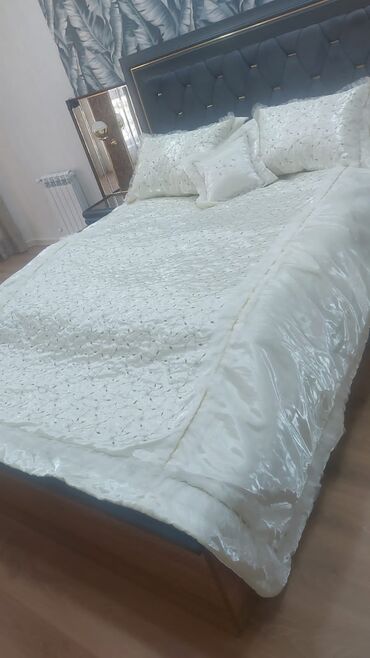 satin parça: Покрывало Для кровати, цвет - Белый