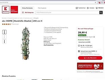 seme dipladenije: LIVARNO Home Garden Obelisk – dekorativna metalna potpora za penjačice — 6