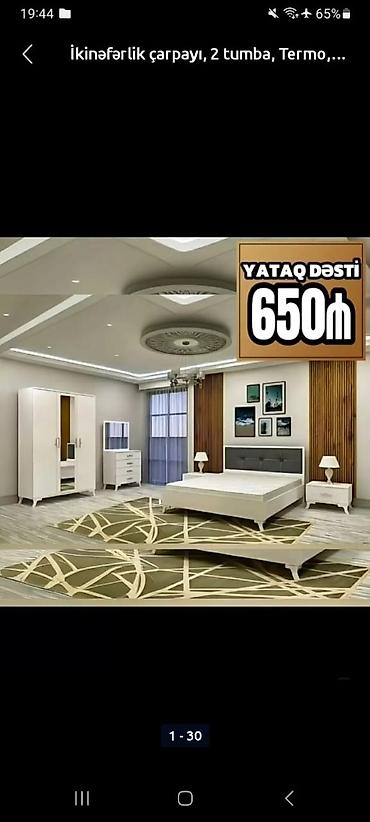 dolab termo: İkinəfərlik çarpayı, 2 tumba, Termo, Dolab, Azərbaycan, Yeni — 6
