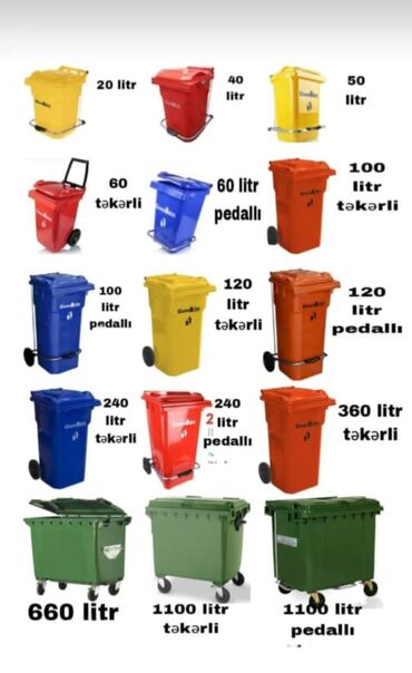 железный бак: 20lt,40lt,50lt,60lt,80lt,100lt,120lt,240lt,360lt,1100lt zibil qabları