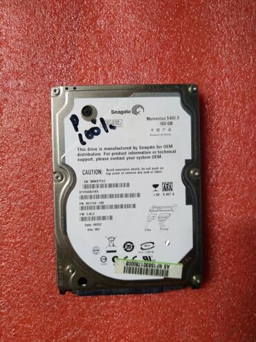 Жесткие диски, переносные винчестеры: Накопитель, Б/у, Seagate, HDD, 128 ГБ, 2.5"