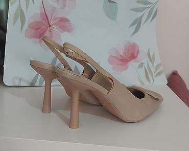 oglasi žene: Reserved bež slingback salonke sa špicastim vrhom - Elegantne salonke — 3