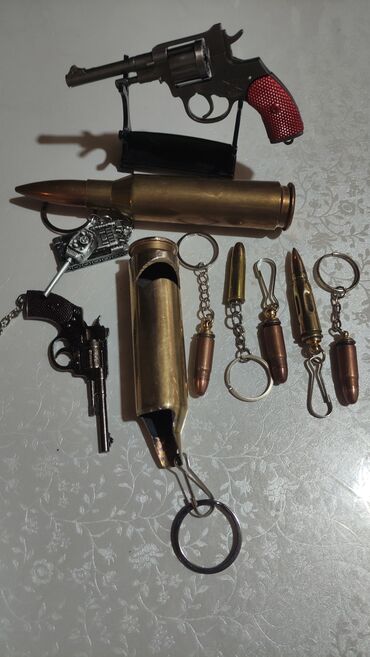 Брелоки: Брелок патрон АК-47 Брелок патрон пистолета Маузер Брелок патрон — 4