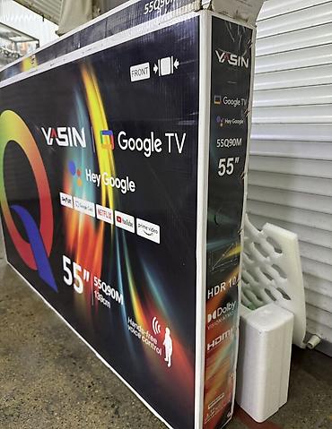 Телевизор YASIN 55Q90M, 55" - Платформа: Google TV с поддержкой Hey