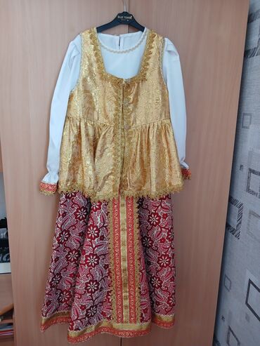 пиратский костюм: Русское народное платье,для девочки 5-6 лет. В