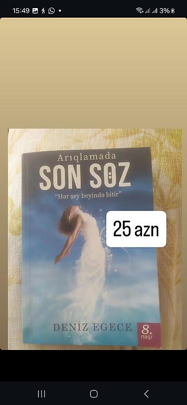 boks kisə: Məhsul: Kitab – “Arıqlamada Son Söz” Müəllif: Deniz Egece Şüar — 1