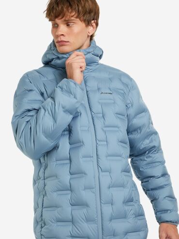 теплые пуховики: Куртка 7XL (EU 54), цвет - Голубой